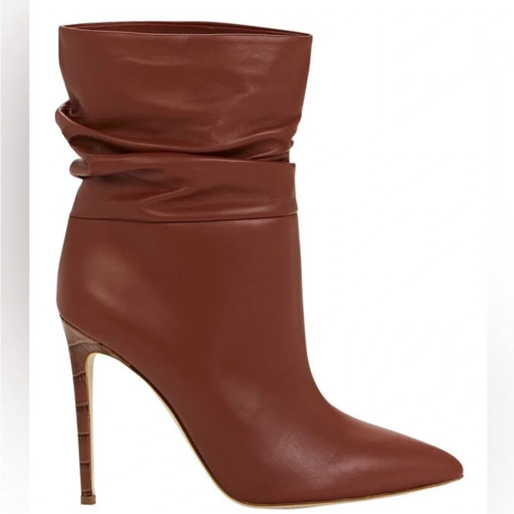 Paris Texas Brown Ankle Boots - Picture 1 of 3